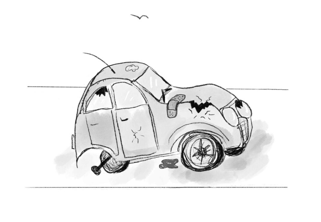 Oof!! That car needs some help! Oof!! That car needs some help!